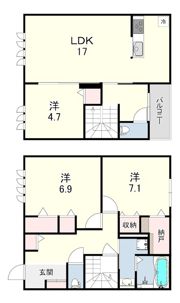 芦屋川ガーデンヒルズの間取り画像