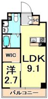 ロゼノワール芦屋の間取り画像