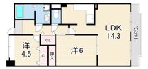 大黒ロイヤルハイツの間取り画像
