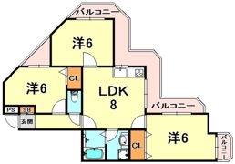 アプリーレ御影の間取り画像
