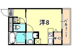 ウォームスヴィル神戸元町JPの間取り画像