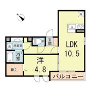 ラフォレア甲南山手の間取り画像