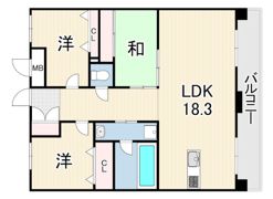 藤和ハイタウン西宮の間取り画像