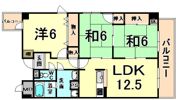 ヒロネン塚口の間取り画像
