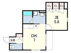 アベニールの間取り画像