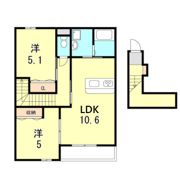 エスポワールミニオン2の間取り画像