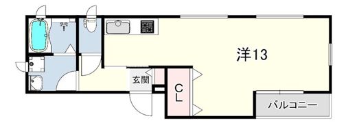 クオリア参番館の間取り画像