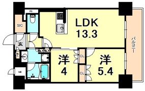 ブランシエスタ西宮の間取り画像