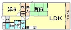 サザンフィールドの間取り画像