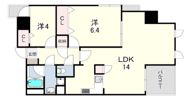 コスモシティ三宮東の間取り画像