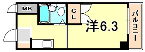 アーチ立花2の間取り画像
