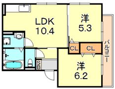 ユニヴェール垂水の間取り画像