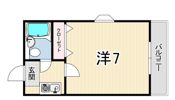 コーポ旗塚の間取り画像