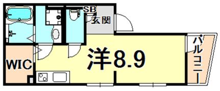 レジデンス西宮呉羽の間取り画像