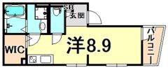 レジデンス西宮呉羽の間取り画像