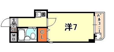 ヴィラ元町の間取り画像