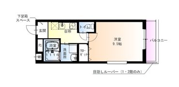 フジパレス西宮久寿川の間取り画像