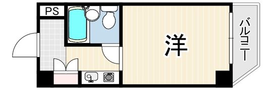 シェルプール弐番館の間取り画像
