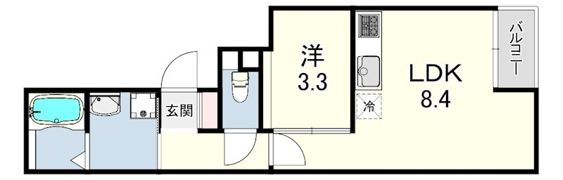 C-GRID脇浜の間取り画像