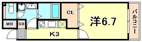 フローリスト二宮の間取り画像