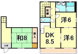 グロース甲陽園の間取り画像