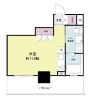ベルファース尼崎の間取り画像