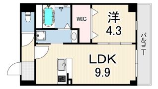 ソリティア西宮池田の間取り画像