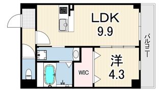 ソリティア西宮池田の間取り画像