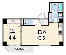 ソリティア西宮池田の間取り画像