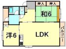 ハイツ瓦木の間取り画像