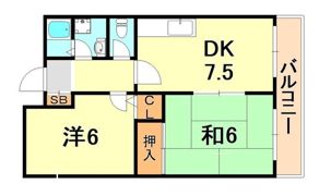 パークハイム永和の間取り画像