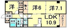 ロイヤルハイツ甲子園口の間取り画像
