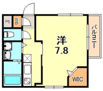 YKハイツ舞子坂の間取り画像