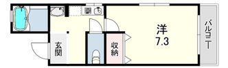フレンズB棟の間取り画像