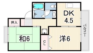ハイツアメニティの間取り画像