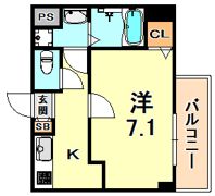 プレジール灘の間取り画像