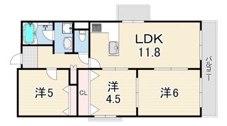 CASA香枦園の間取り画像