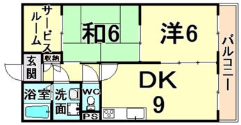 トゥール・ドゥ伊丹の間取り画像