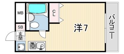 ラ・レジダンス・ド・エリールの間取り画像