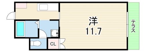 アビターレ王子公園の間取り画像