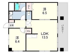 ケイズ本山の間取り画像
