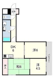 ライオンズマンション魚崎第6の間取り画像