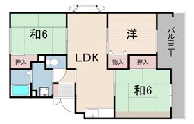 サニーハイツ高台の間取り画像