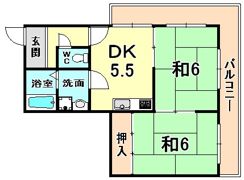 サンパレス21尼崎の間取り画像