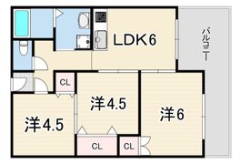 昆陽の里マンションの間取り画像