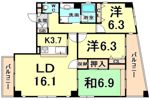 プレシオ甲子園口の間取り画像