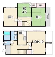 タウンハウス伊川谷の間取り画像