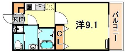VIENTO南魚崎の間取り画像