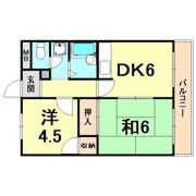 レークヒル1の間取り画像