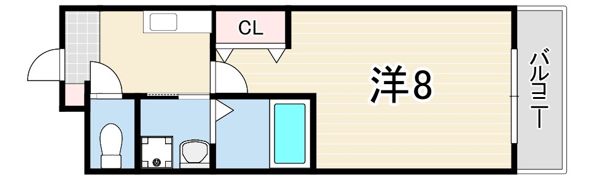 ラビグレイス武庫川ウェストの間取り画像
